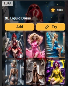 Dress Template Pornworks AI