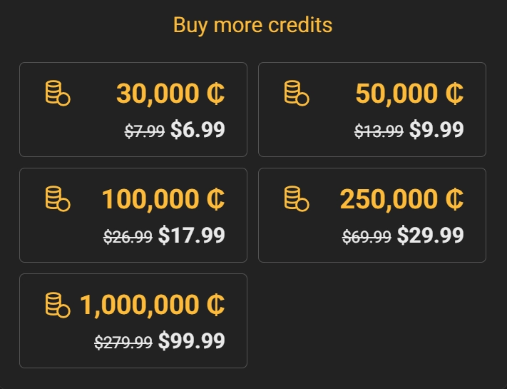 PornWorks AI Credits Package