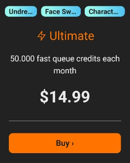 PornWorks AI Pricing- Ultimate Plan