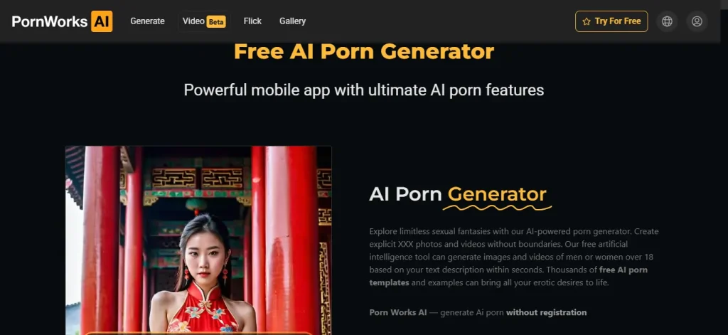 Pornworks AI Dashboard