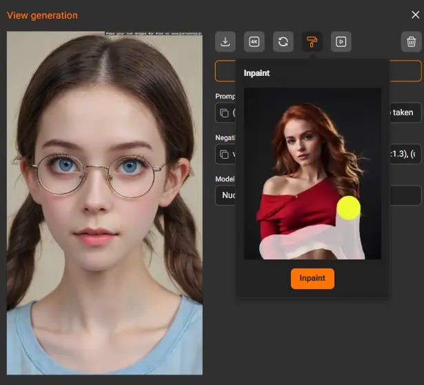 Pornworks AI - Inpiant Feature
