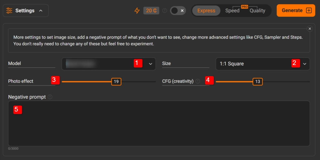 PornWorks AI Advanced Settings for Porn Generation